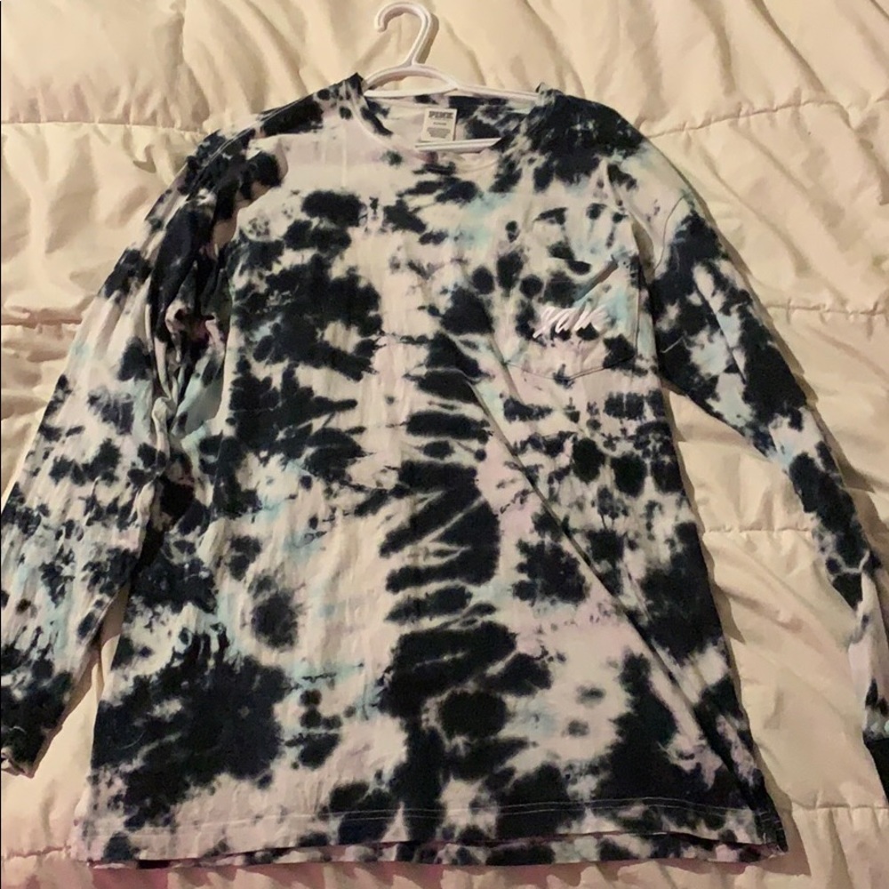 Victoria Secret Pink tye dye tee!!💙